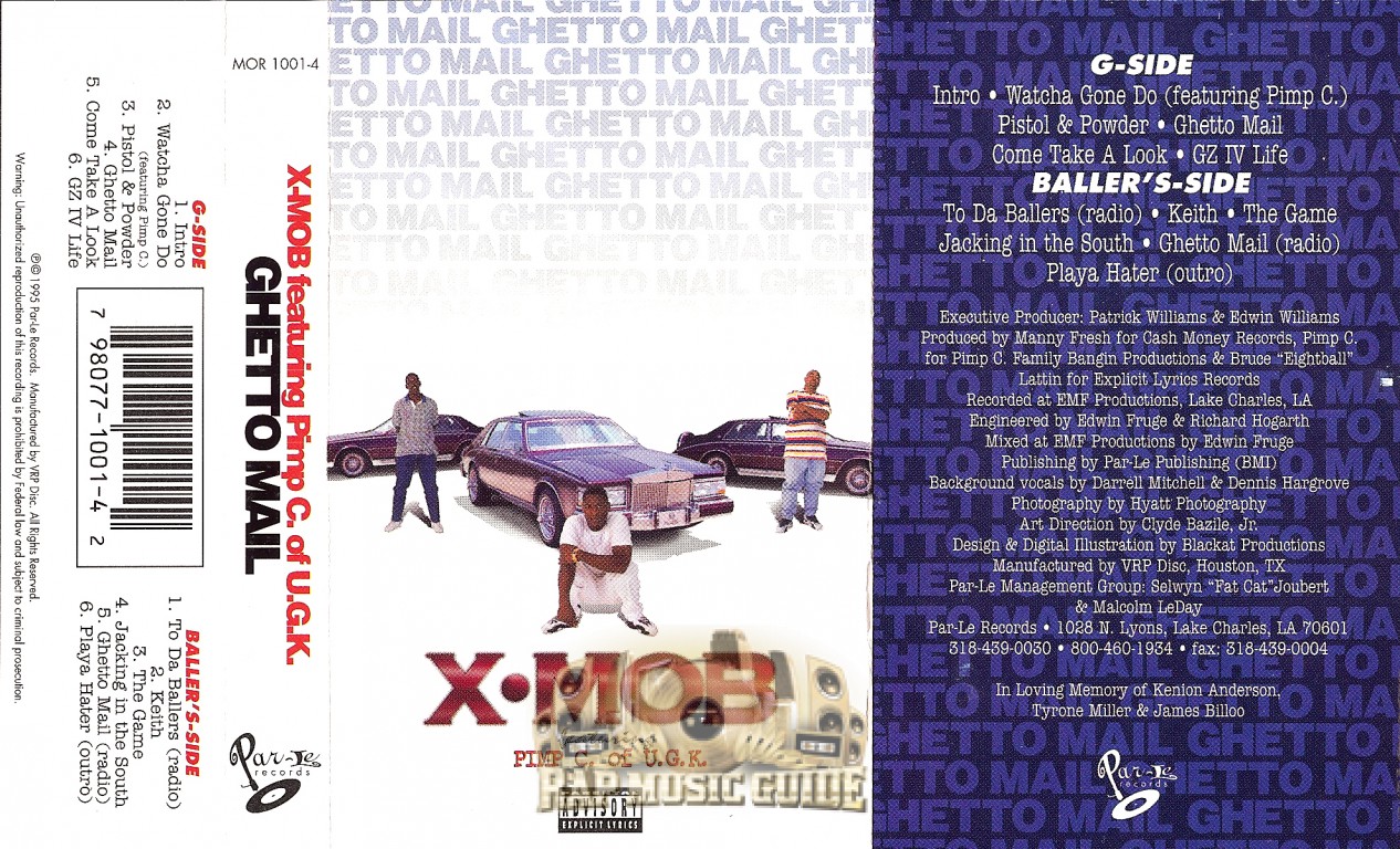 X-Mob - Ghetto Mail: Cassette Tape | Rap Music Guide